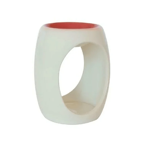 Red ceramic oil burner