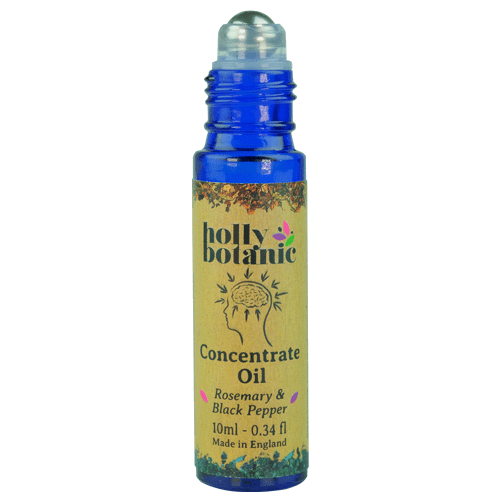 Concentrate roll-on pulse point oil, lid off