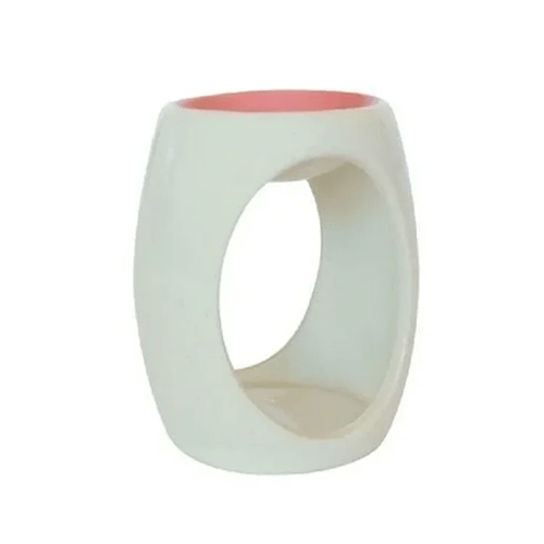 Pink ceramic oil burner