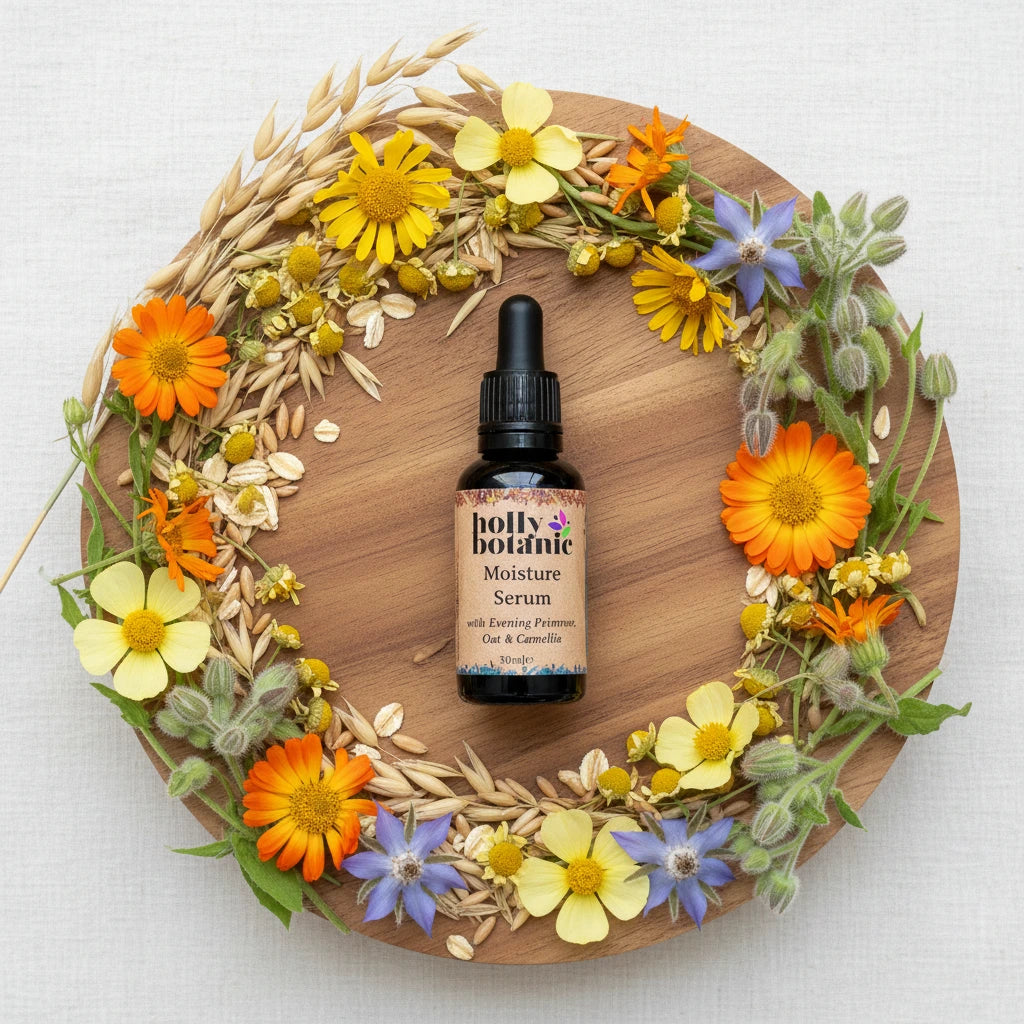 Moisture serum ingredients image.