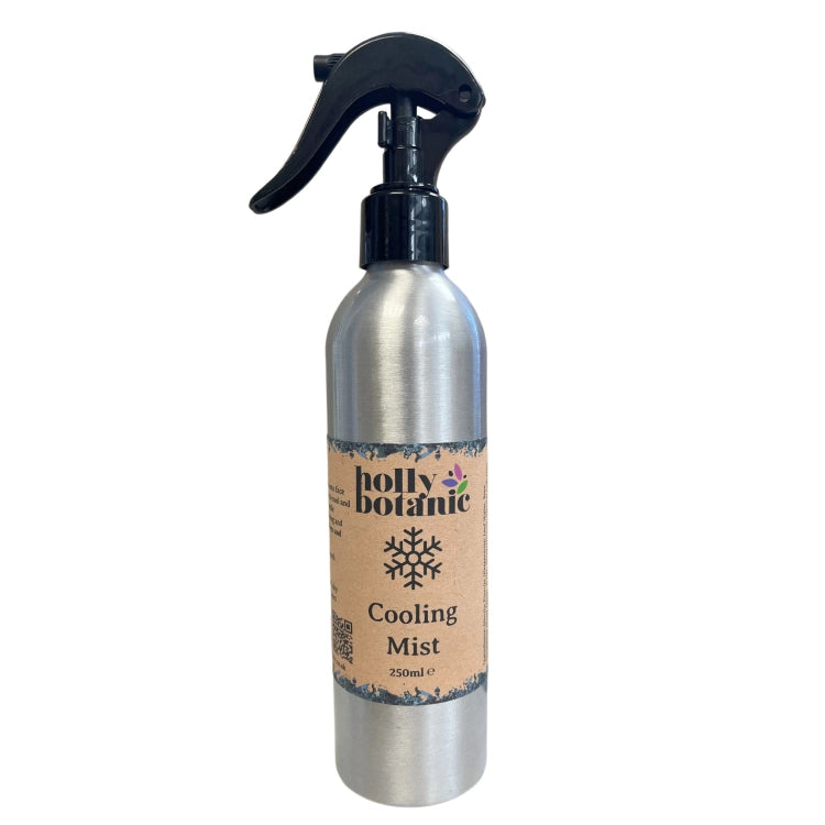 cooling mist supplied in a 250ml, recyclable aluminium trigger bottle