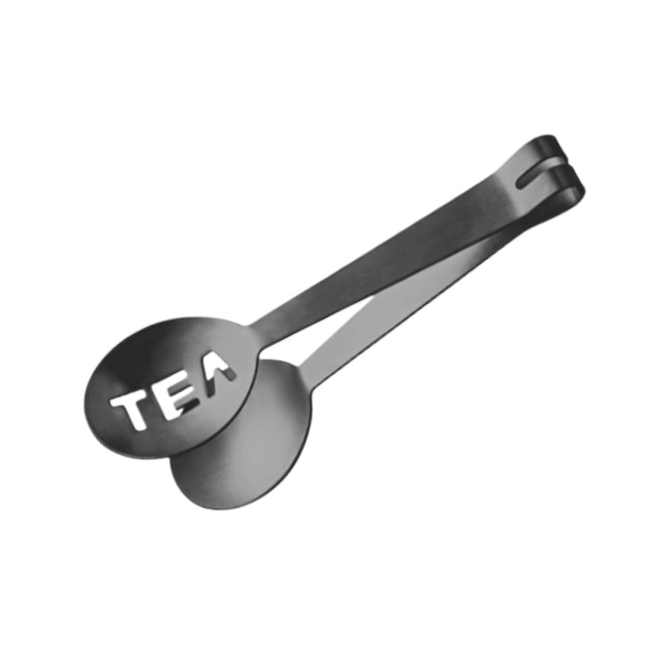 Stainless steel tea bag squeezer - black