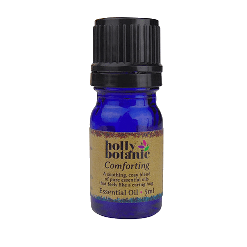 Comforting essential oil blend, for use with oil burners or diffusers.